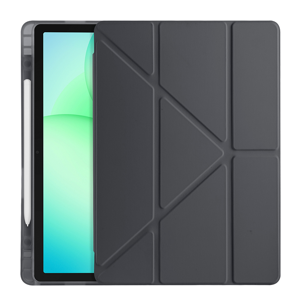 Galaxy Tab A11 Plus Kılıf Zore Tri Folding Kalem Bölmeli Standlı Kılıf - 15