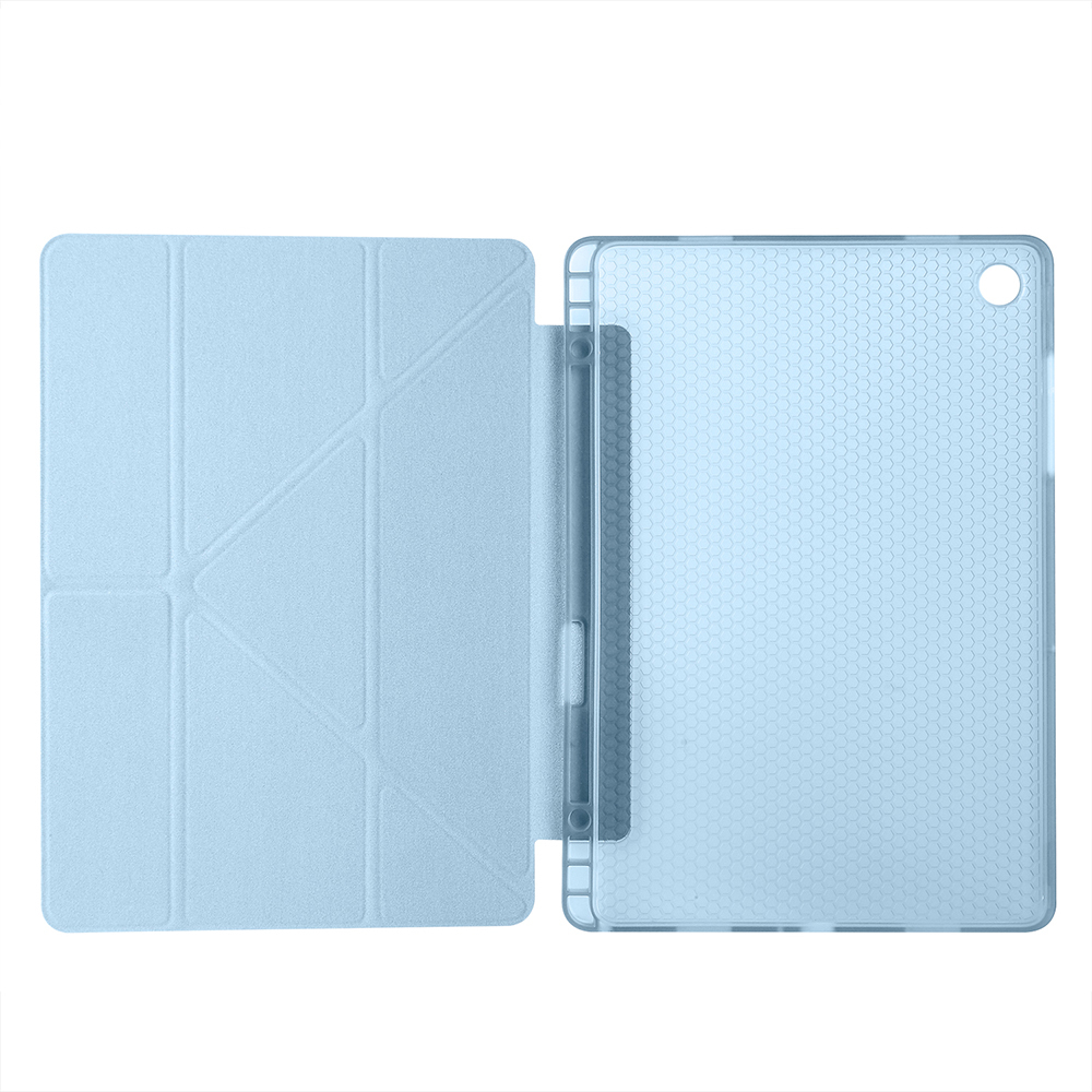 Galaxy Tab A11 Plus Kılıf Zore Tri Folding Kalem Bölmeli Standlı Kılıf - 37