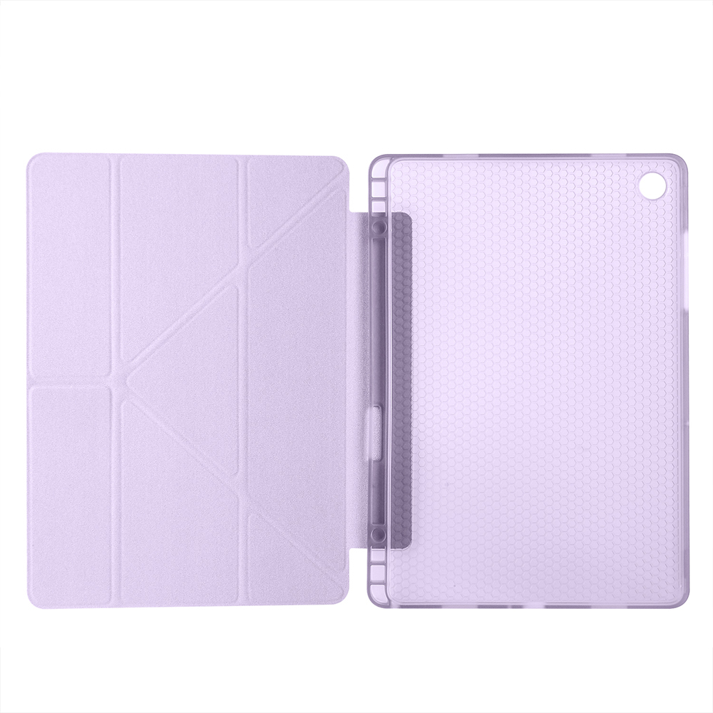 Galaxy Tab A11 Plus Kılıf Zore Tri Folding Kalem Bölmeli Standlı Kılıf - 38