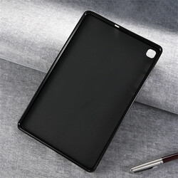 Galaxy Tab A7 10.4 T500 2020 Kılıf Zore Tablet Süper Silikon Kapak Siyah