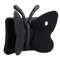 Galaxy Tab A7 10.4 T500 2020 Zore Butterfly Standlı Tablet Kılıf Siyah