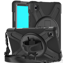 Galaxy Tab A7 Lite T225 Zore Defender Tablet Silikon Siyah