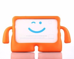 Galaxy Tab A7 Lite T225 Zore iBuy Stand Tablet Case Orange
