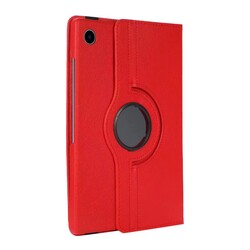 Galaxy Tab A8 10.5 SM-X200 (2021) Zore Dönebilen Standlı Kılıf Kırmızı