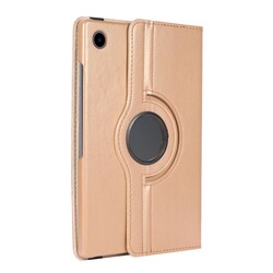Galaxy Tab A8 10.5 SM-X200 (2021) Zore Rotatable Stand Case Gold