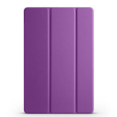 Galaxy Tab A9 Plus Zore Smart Cover 1-1 Case with Stand Purple