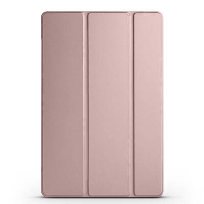 Galaxy Tab A9 Plus Zore Smart Cover 1-1 Case with Stand Rose Gold