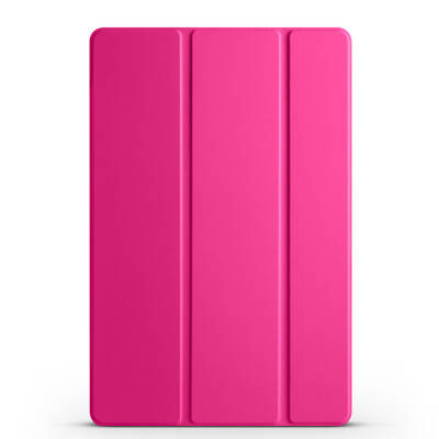 Galaxy Tab A9 Plus Zore Smart Cover 1-1 Case with Stand Dark Pink