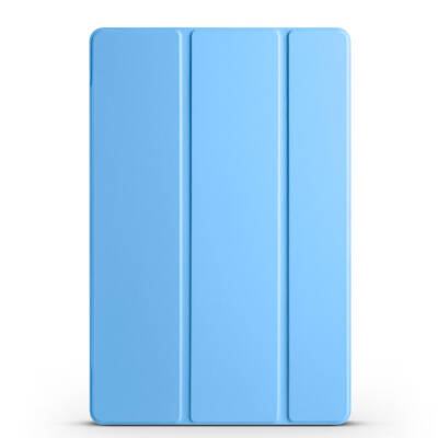 Galaxy Tab A9 Plus Zore Smart Cover Standlı 1-1 Kılıf Mavi