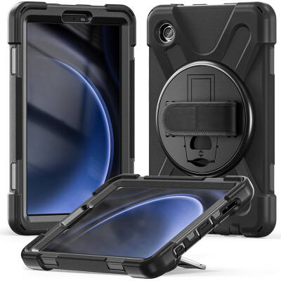 Galaxy Tab A9 Zore Defender Tablet Silikon Siyah