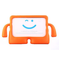 Galaxy Tab A9 Zore iBuy Tablet Case with Stand Orange