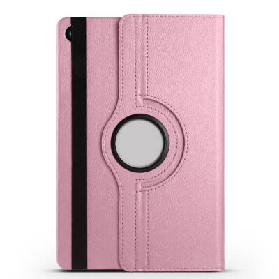 Galaxy Tab A9 Zore Rotatable Stand Case Pink