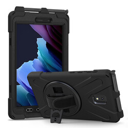 Galaxy Tab Active 3 T577 Zore Defender Tablet Silikon Siyah