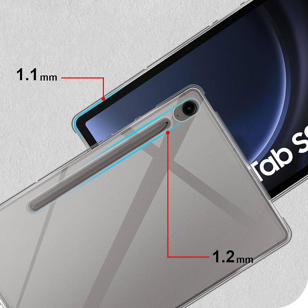 Galaxy Tab S10 FE Case Zore Tablet Super Silicone Cover - 5