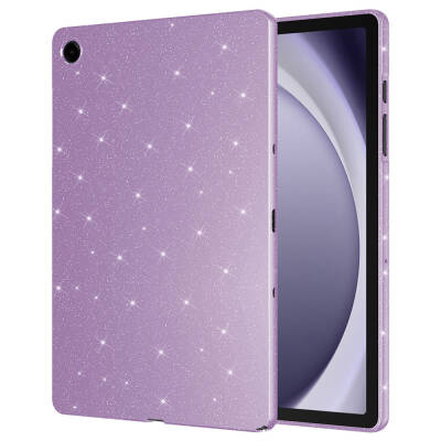 Galaxy Tab S10 FE Glittery Shiny Look Zore Tablet Cotton Case Lila