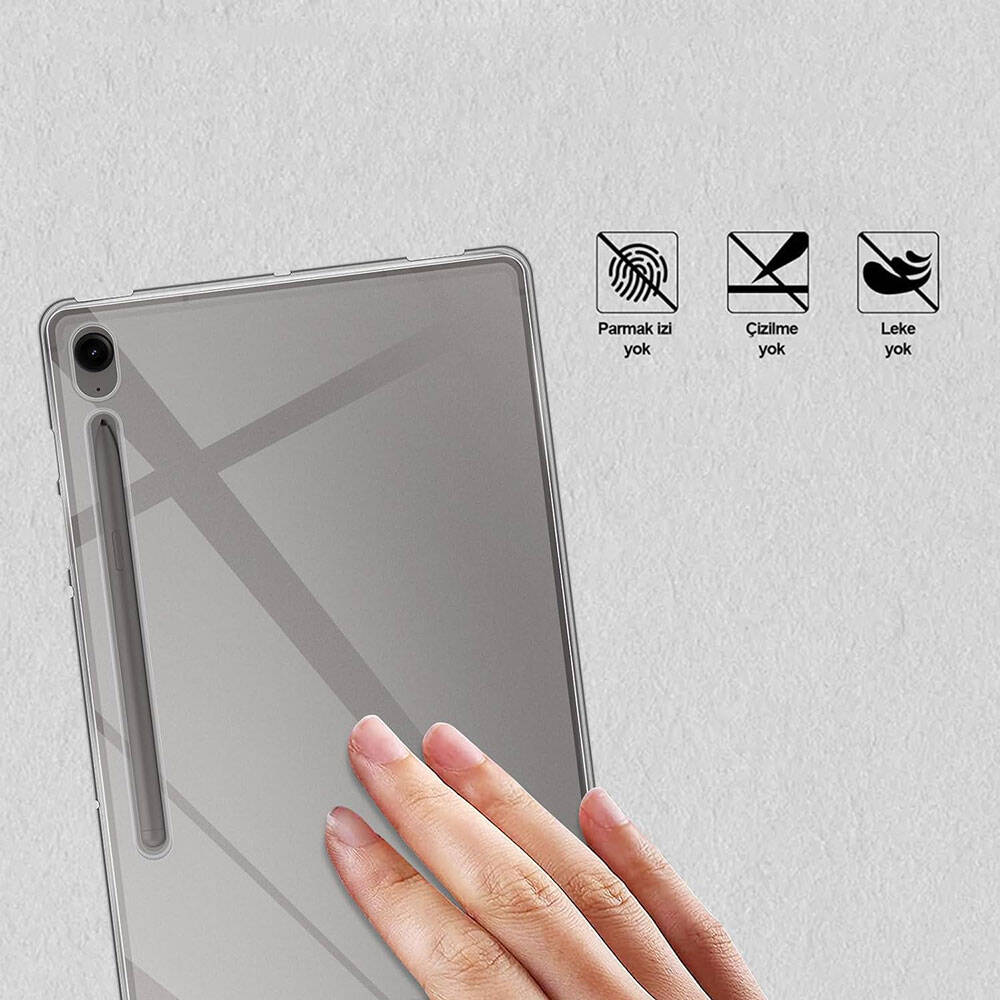 Galaxy Tab S10 FE Kılıf Zore Tablet Süper Silikon Kapak - 6