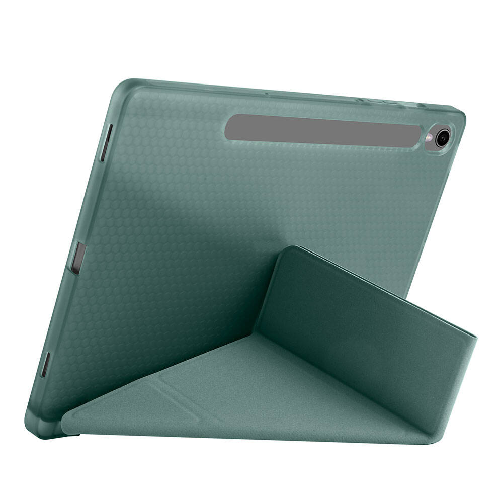 Galaxy Tab S10 FE Kılıf Zore Tri Folding Kalem Bölmeli Standlı Kılıf - 25