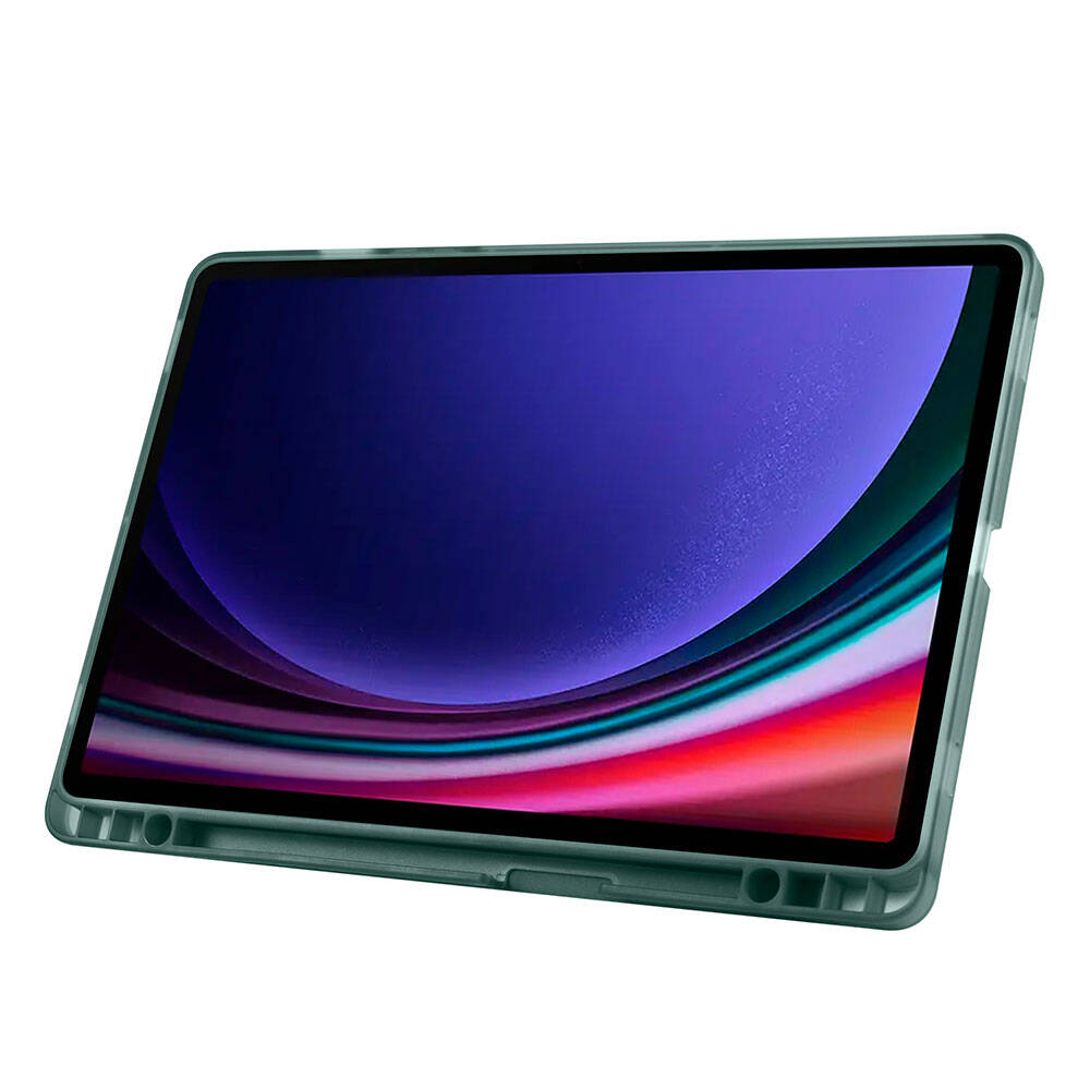 Galaxy Tab S10 FE Kılıf Zore Tri Folding Kalem Bölmeli Standlı Kılıf - 27