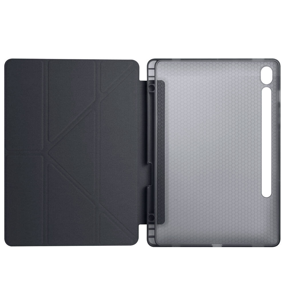 Galaxy Tab S10 FE Kılıf Zore Tri Folding Kalem Bölmeli Standlı Kılıf - 52