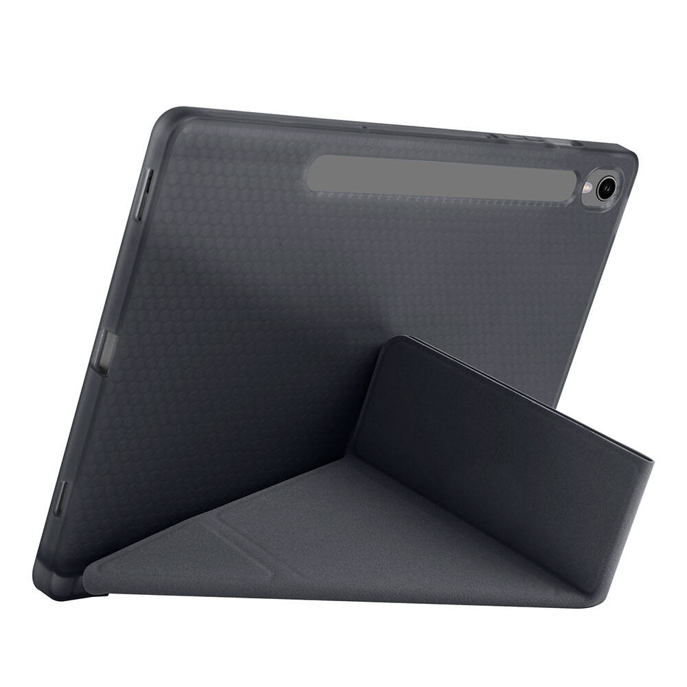Galaxy Tab S10 FE Kılıf Zore Tri Folding Kalem Bölmeli Standlı Kılıf - 55