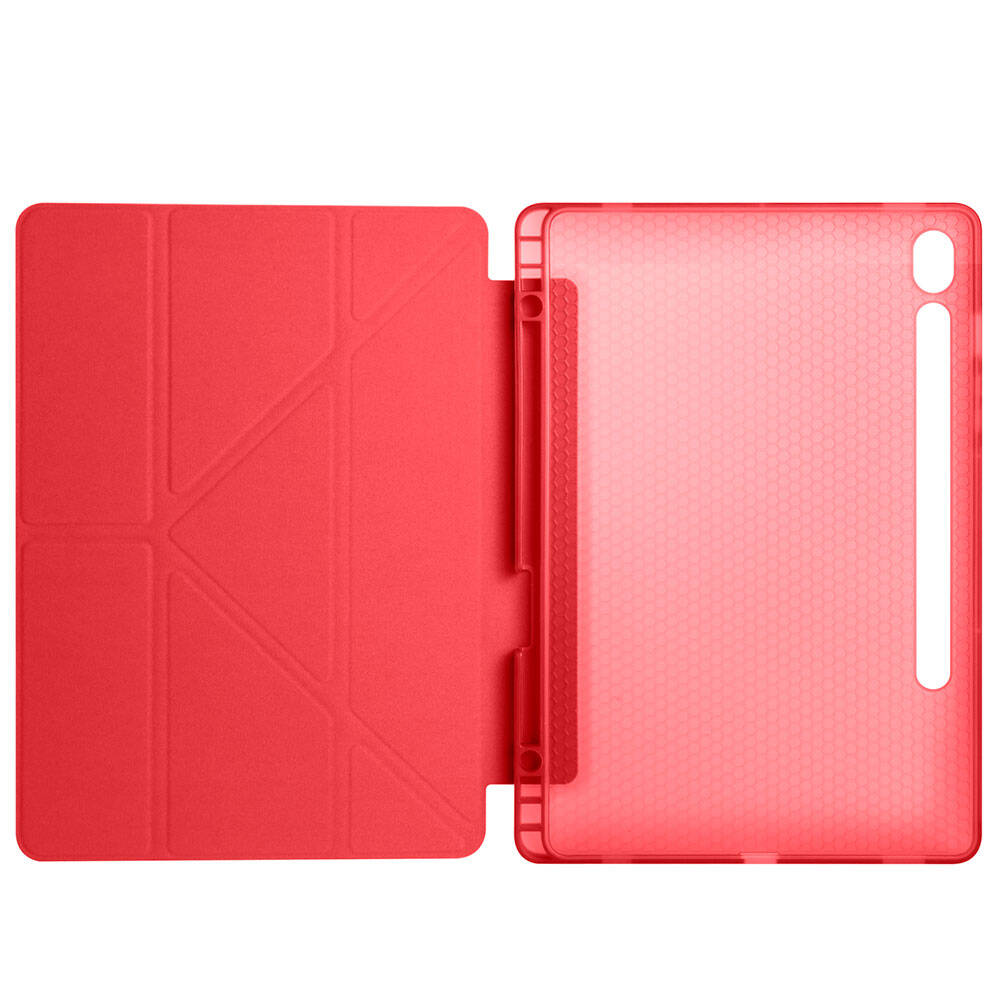 Galaxy Tab S10 FE Kılıf Zore Tri Folding Kalem Bölmeli Standlı Kılıf - 47