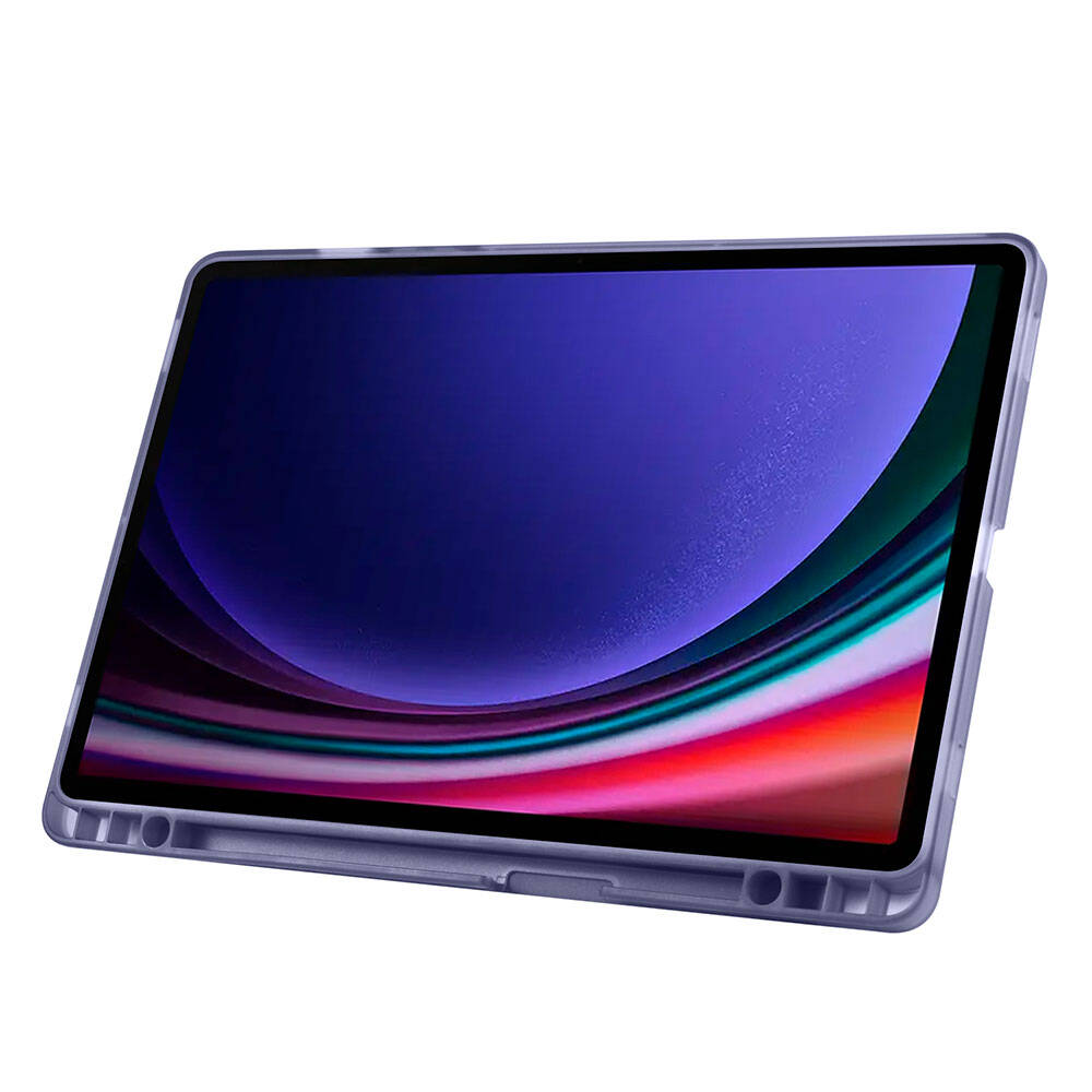 Galaxy Tab S10 FE Kılıf Zore Tri Folding Kalem Bölmeli Standlı Kılıf - 54