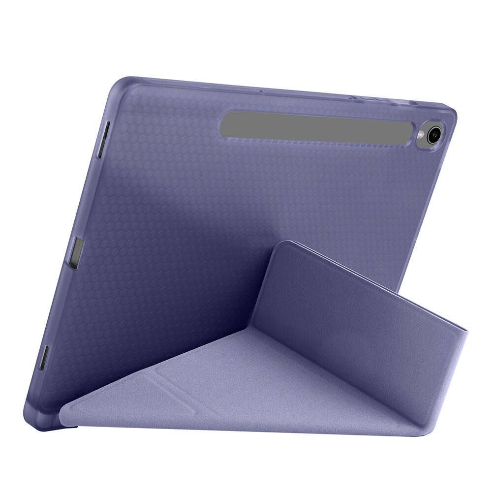 Galaxy Tab S10 FE Kılıf Zore Tri Folding Kalem Bölmeli Standlı Kılıf - 60