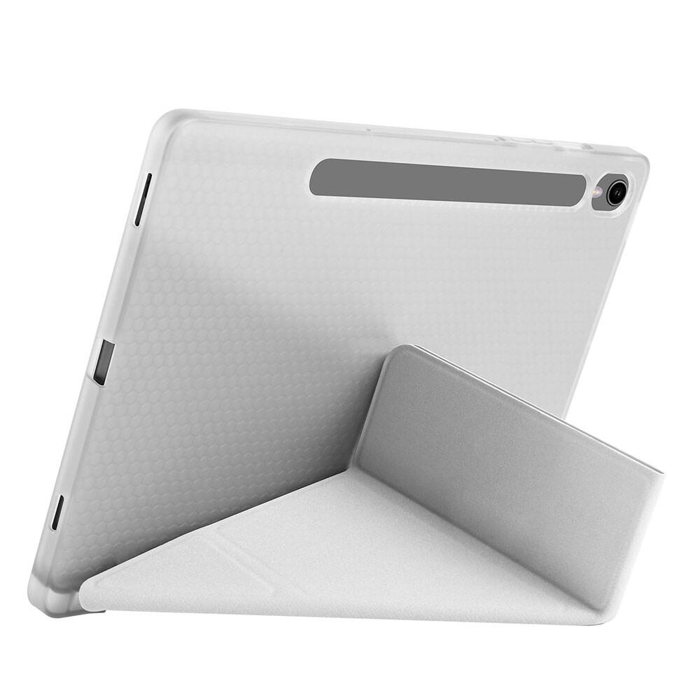 Galaxy Tab S10 FE Kılıf Zore Tri Folding Kalem Bölmeli Standlı Kılıf - 20