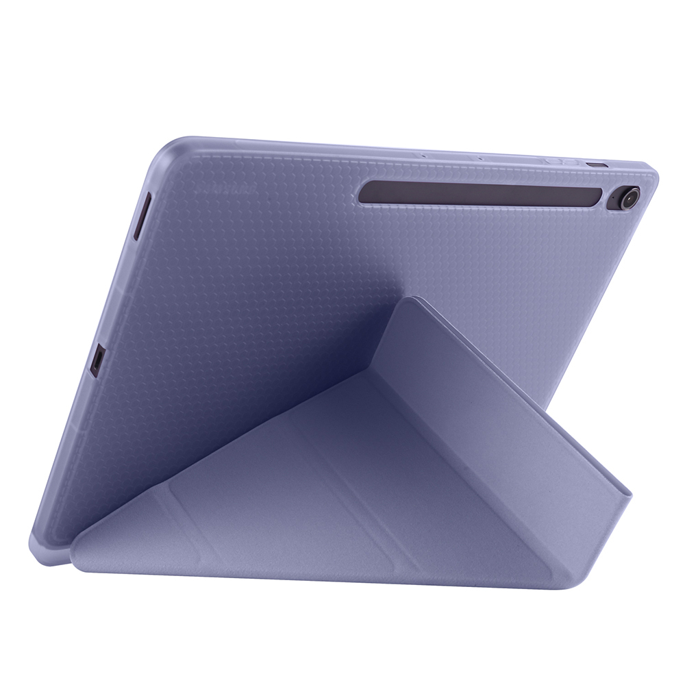 Galaxy Tab S10 FE Plus Kılıf Zore Tri Folding Kalem Bölmeli Standlı Kılıf - 30