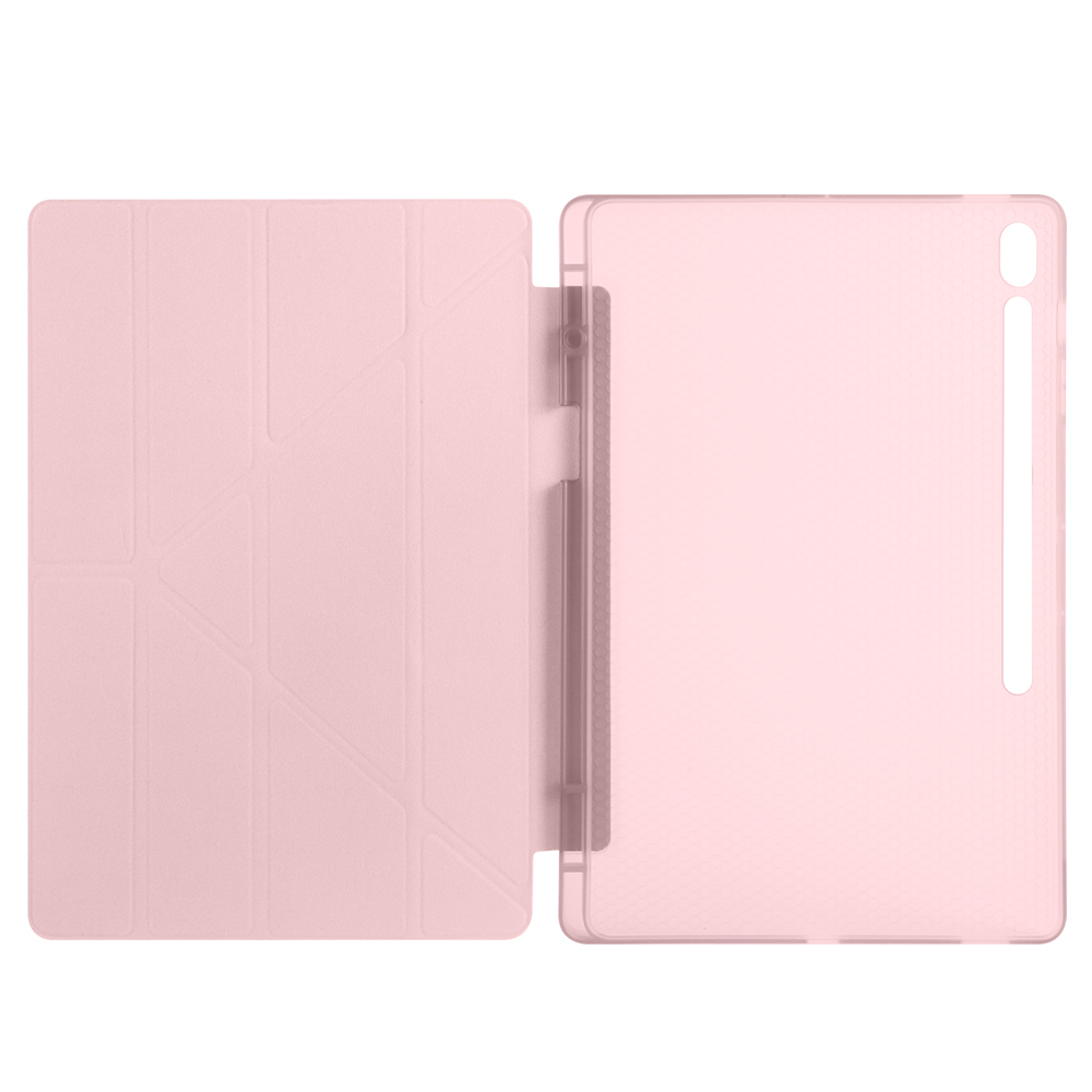 Galaxy Tab S10 FE Plus Kılıf Zore Tri Folding Kalem Bölmeli Standlı Kılıf - 25