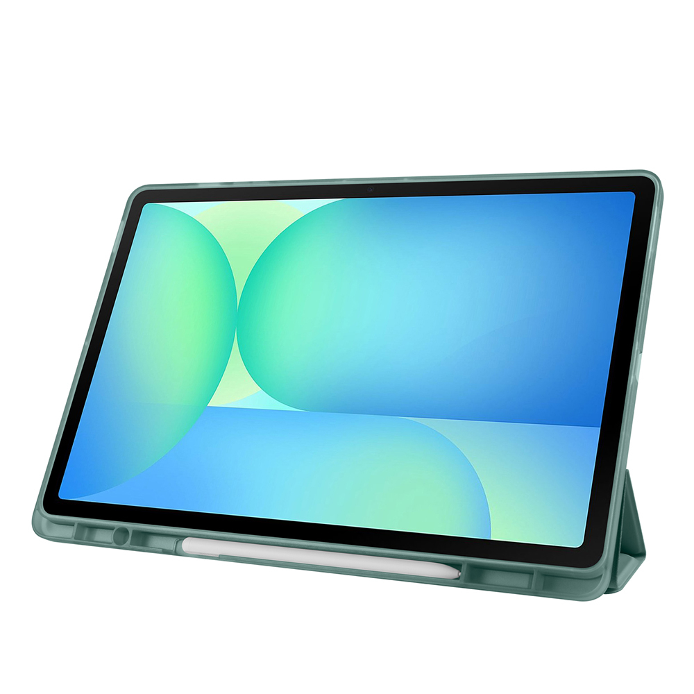 Galaxy Tab S10 FE Plus Kılıf Zore Tri Folding Kalem Bölmeli Standlı Kılıf - 44