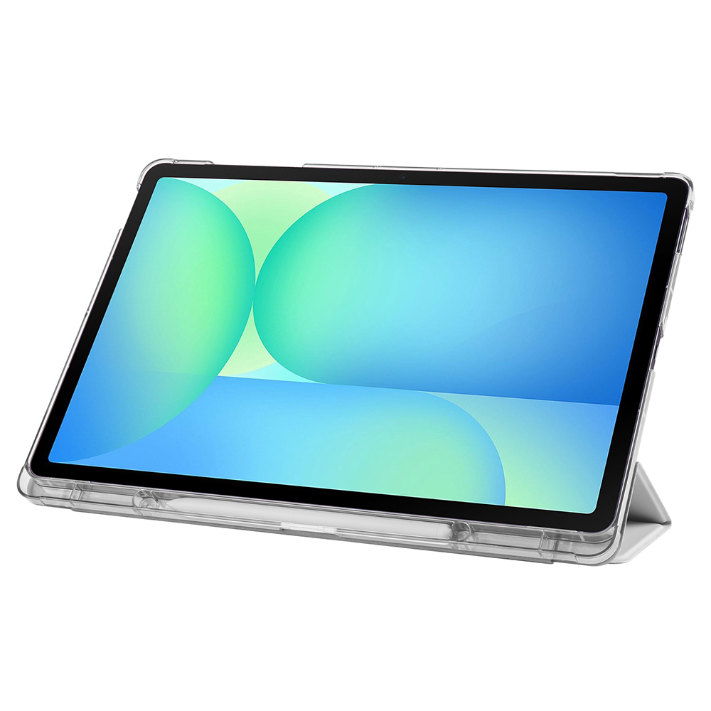 Galaxy Tab S10 FE Plus Zore Smart Cover Kalem Bölmeli Standlı 1-1 Kılıf - 28
