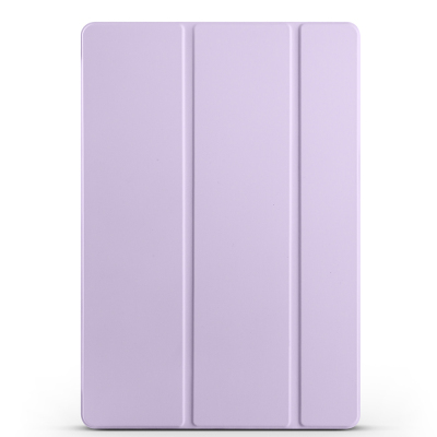 Galaxy Tab S10 FE Plus Zore Smart Cover Kalem Bölmeli Standlı 1-1 Kılıf Lila
