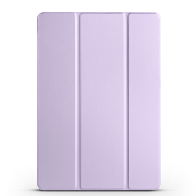 Galaxy Tab S10 FE Zore Smart Cover Kalem Bölmeli Standlı 1-1 Kılıf Lila