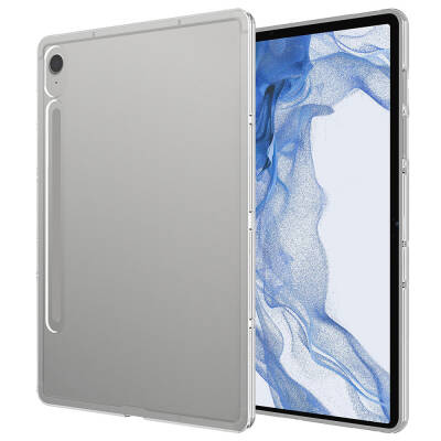 Galaxy Tab S10 Lite Kılıf Zore Tablet Süper Silikon Kapak Renksiz