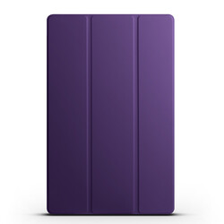 Galaxy Tab S10 Plus Zore Smart Cover 1-1 Case Stand Purple