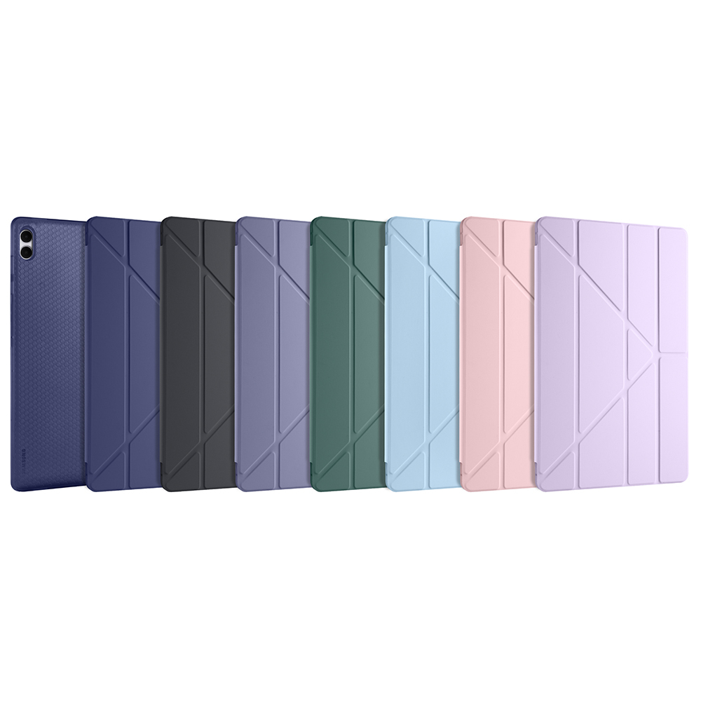 Galaxy Tab S11 Ultra Kılıf Zore Tri Folding Kalem Bölmeli Standlı Kılıf - 44