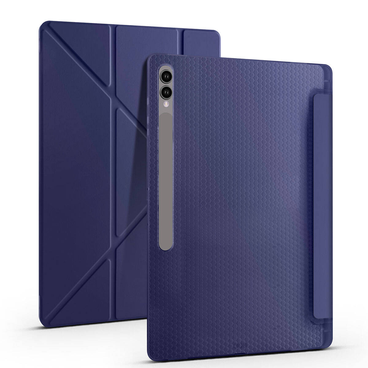 Galaxy Tab S11 Ultra SM-X930 Kılıf Zore Tri Folding Kalem Bölmeli Standlı Kılıf - 25