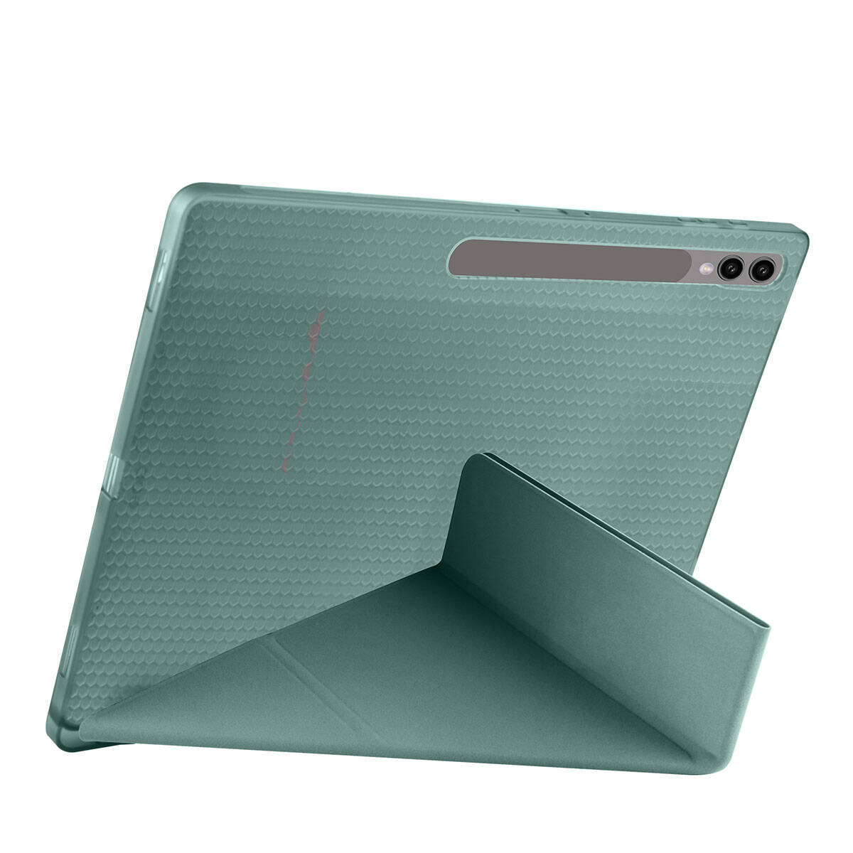 Galaxy Tab S11 Ultra SM-X930 Kılıf Zore Tri Folding Kalem Bölmeli Standlı Kılıf - 28