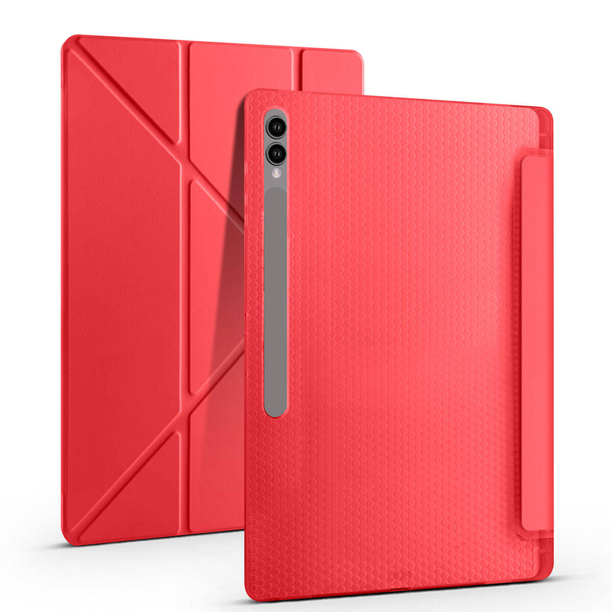 Galaxy Tab S11 Ultra SM-X930 Kılıf Zore Tri Folding Kalem Bölmeli Standlı Kılıf - 10