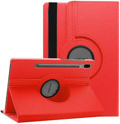 Galaxy Tab S11 Ultra SM-X930 Zore Rotating Stand Case Red