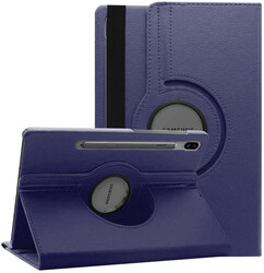 Galaxy Tab S11 Ultra SM-X930 Zore Rotating Stand Case Navy blue