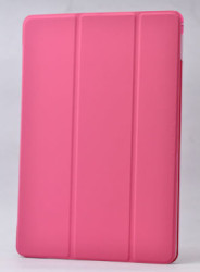 Galaxy Tab S2 8.0 T715 Zore Smart Cover Standlı 1-1 Kılıf Pembe Koyu