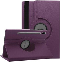 Galaxy Tab S6 T860 Zore Rotatable Stand Case Purple