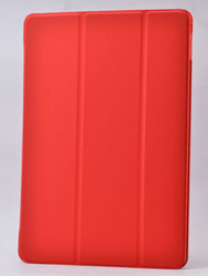 Galaxy Tab S6 T860 Zore Smart Cover Standlı 1-1 Kılıf Kırmızı