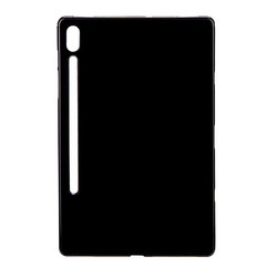 Galaxy Tab S7 FE LTE (T737-T736-T733-T730) Kılıf Zore Tablet Süper Silikon Kapak Siyah