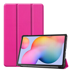Galaxy Tab S7 FE LTE (T737-T736-T733-T730) Zore Smart Cover Stand 1-1 Case Pink