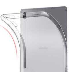 Galaxy Tab S7 Plus T970 Kılıf Zore Tablet Süper Silikon Kapak Renksiz