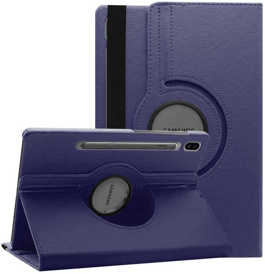 Galaxy Tab S7 Plus T970 Zore Rotatable Stand Case - 4