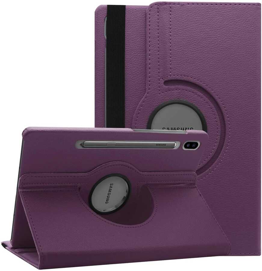 Galaxy Tab S7 Plus T970 Zore Rotatable Stand Case - 7